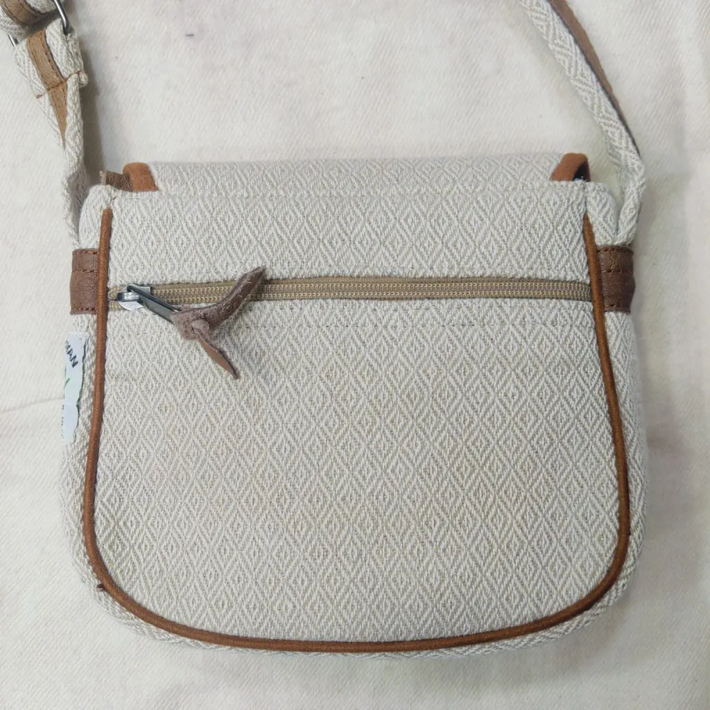 Hemp side bag – back view