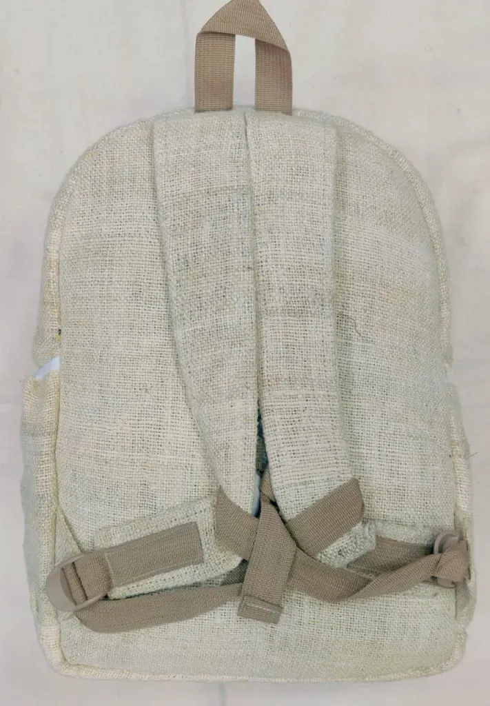 Pure Hemp Backpack – Back view