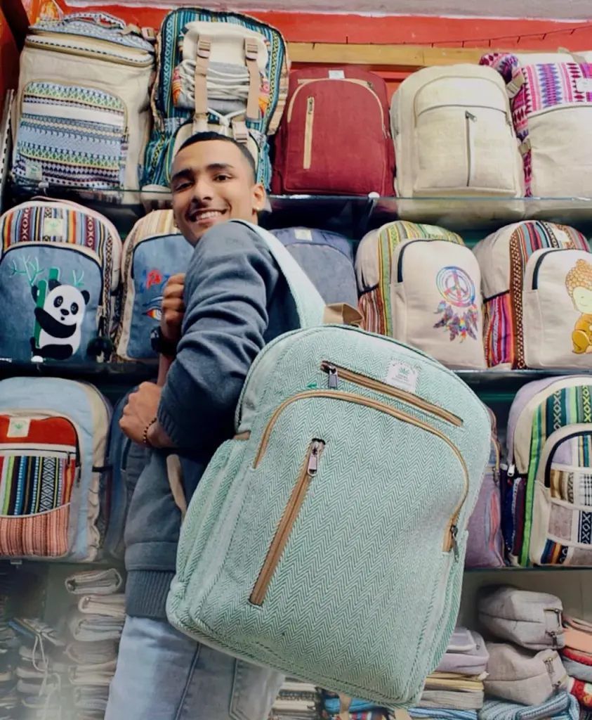 Pure Hemp Backpack – Lifestyle