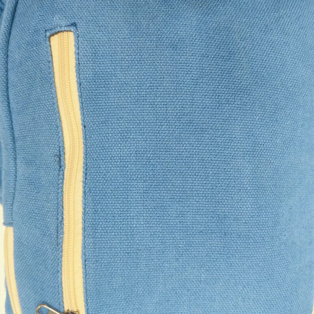Pure Hemp Backpack – – Close up { Material details }