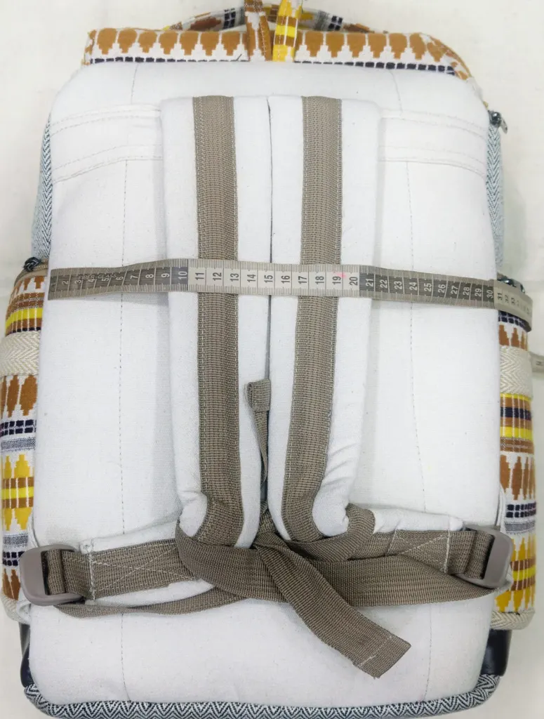 YUBI Hemp Backpack – Handcrafted with Hemp & Silk Thread – Eco-Friendly & Sustainable