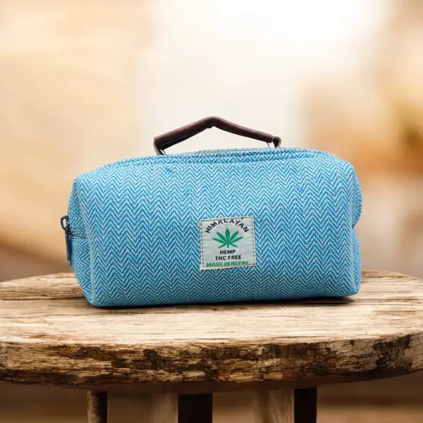 Himalayan Hemp Makeup Pouch – Natural