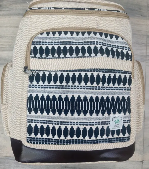 YUBI Hemp Backpack – Handcrafted with Hemp & Silk Thread