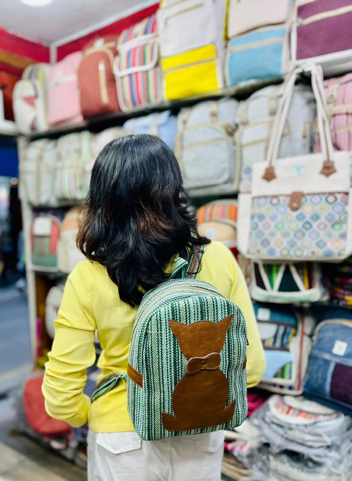hemp Cat Bagpack from kathmandu , Nepal